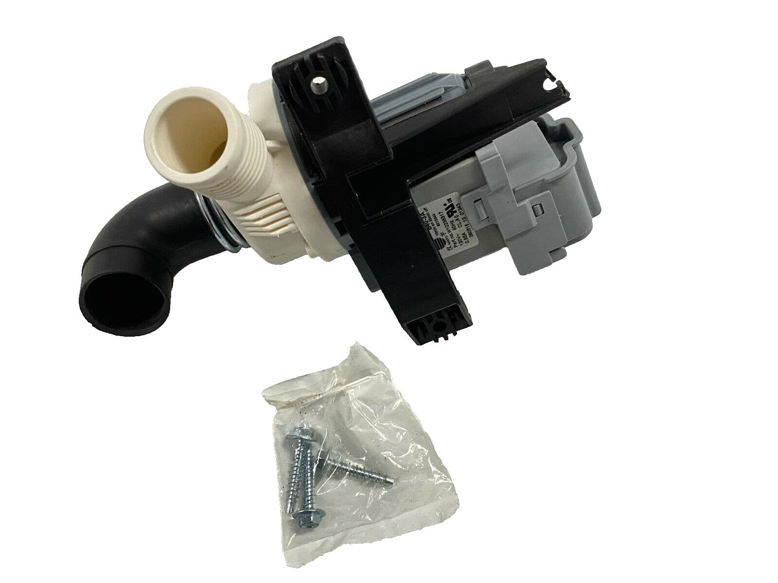W10536347 Whirlpool OEM Washer Drain Pump Kit NEW Genuine — thumbnail 2