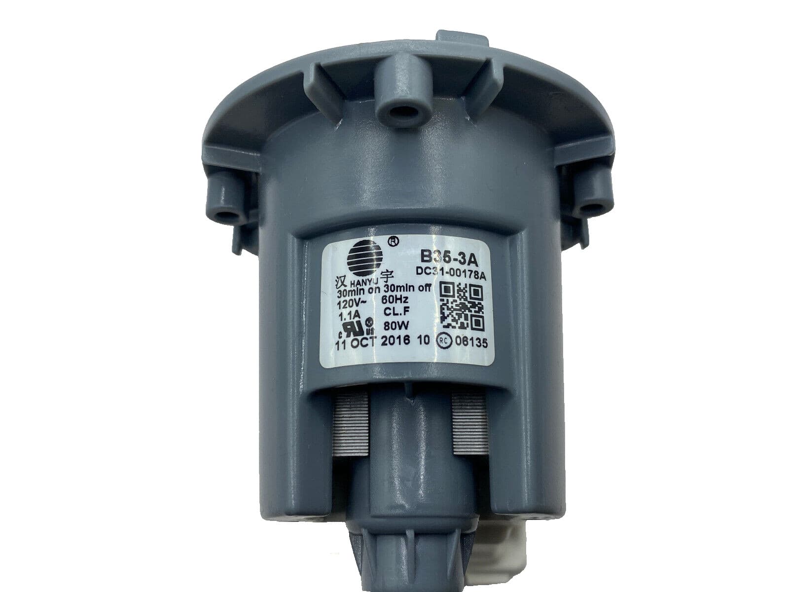 Drain Pump For Samsung Washer  DC31-00178A — thumbnail 2