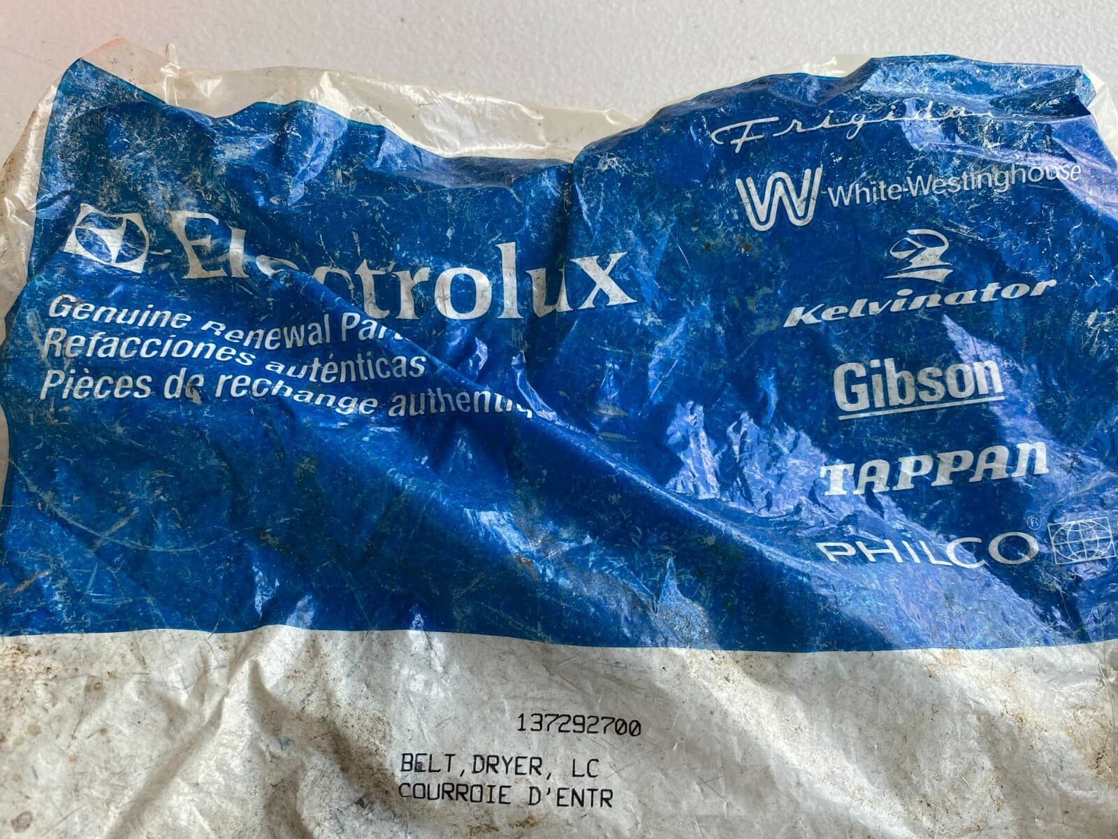 137292700  OEM Frigidaire Dryer Drum Belt NEW Genuine — thumbnail 6