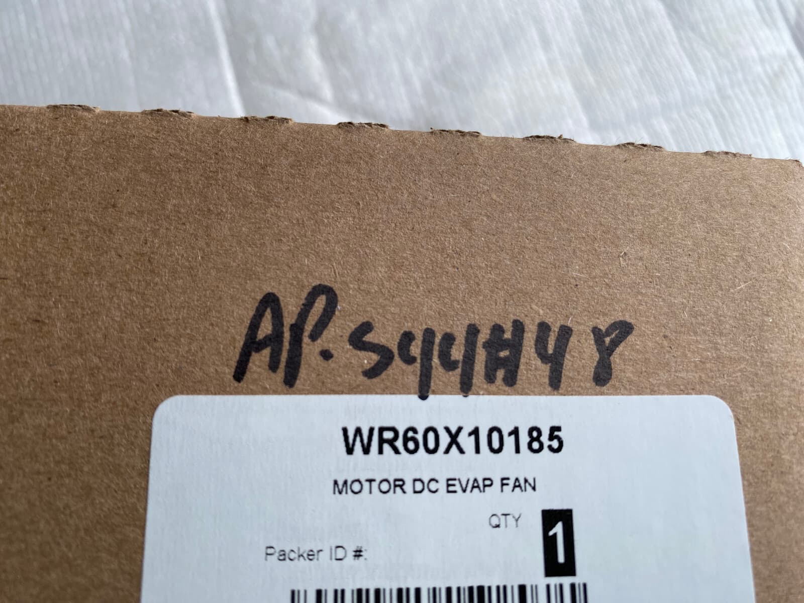 New Genuine GE Refrigerator Evaporator Fan Motor WR60X10185 — thumbnail 17