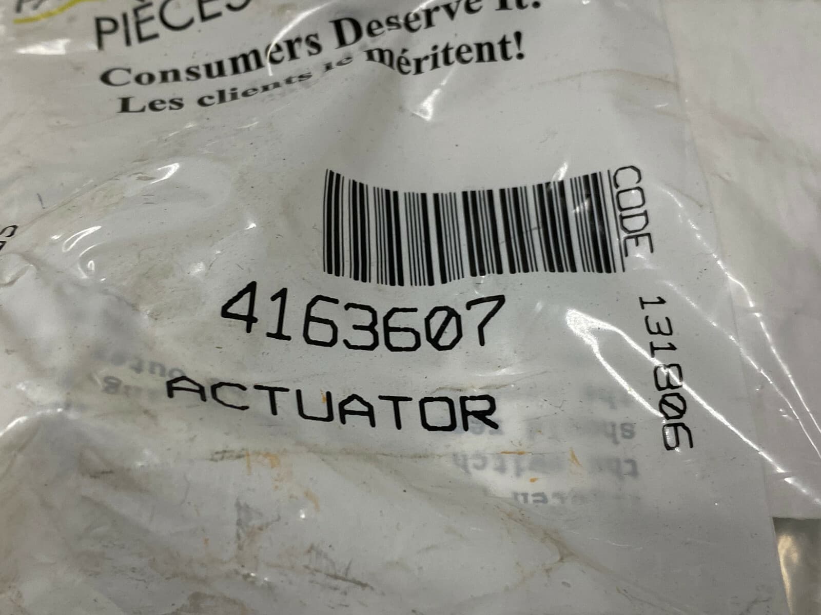 Genuine OEM Whirlpool Dishwasher Actuator 4163607 — thumbnail 2