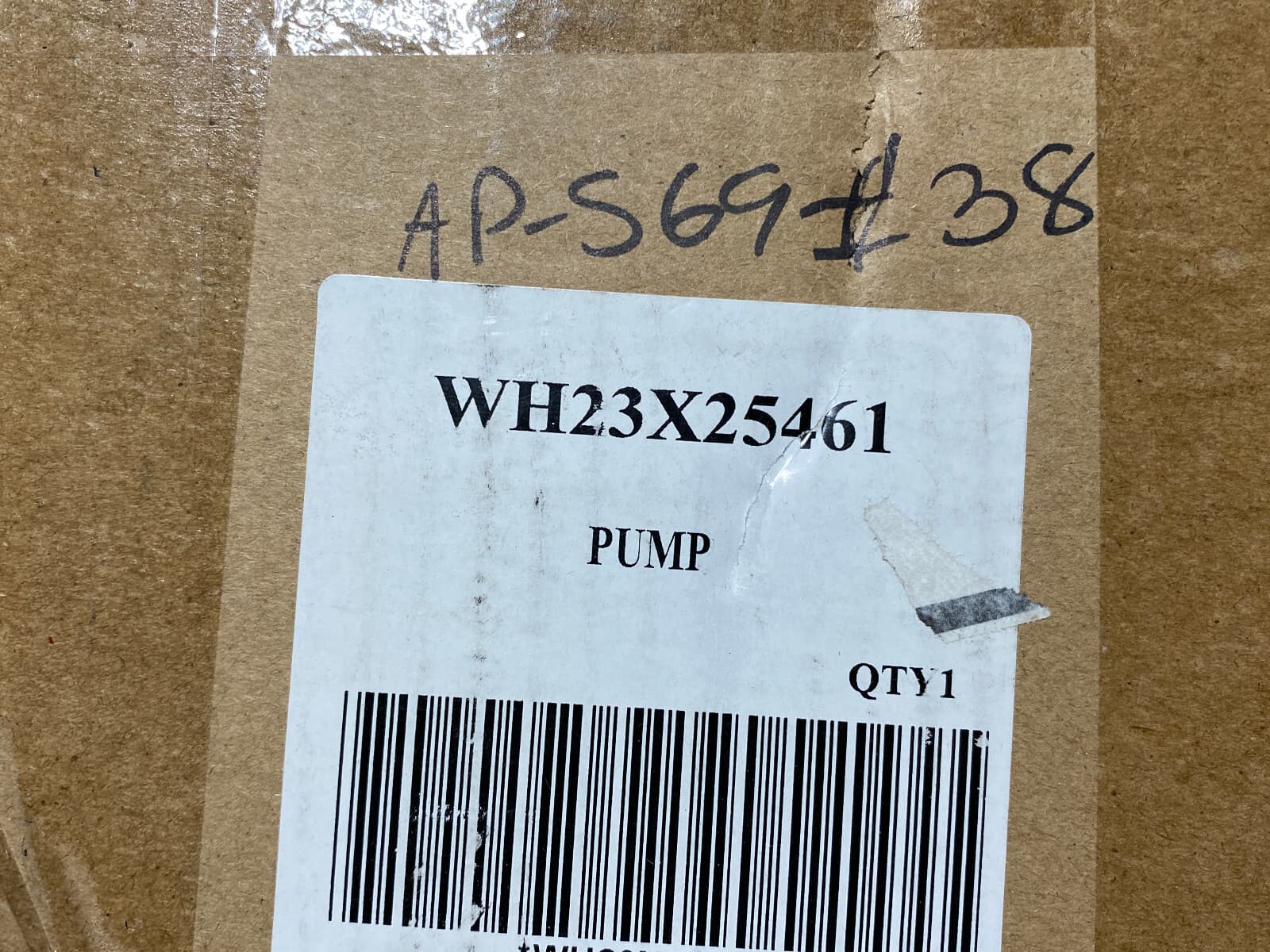 New Genuine OEM GE Washer Drain Pump WH23X25461 — thumbnail 4