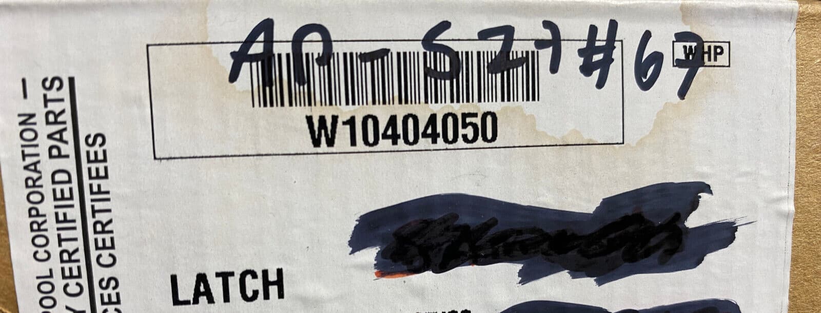 New Genuine OEM Whirlpool Lid Latch Assembly W10404050 — thumbnail 16