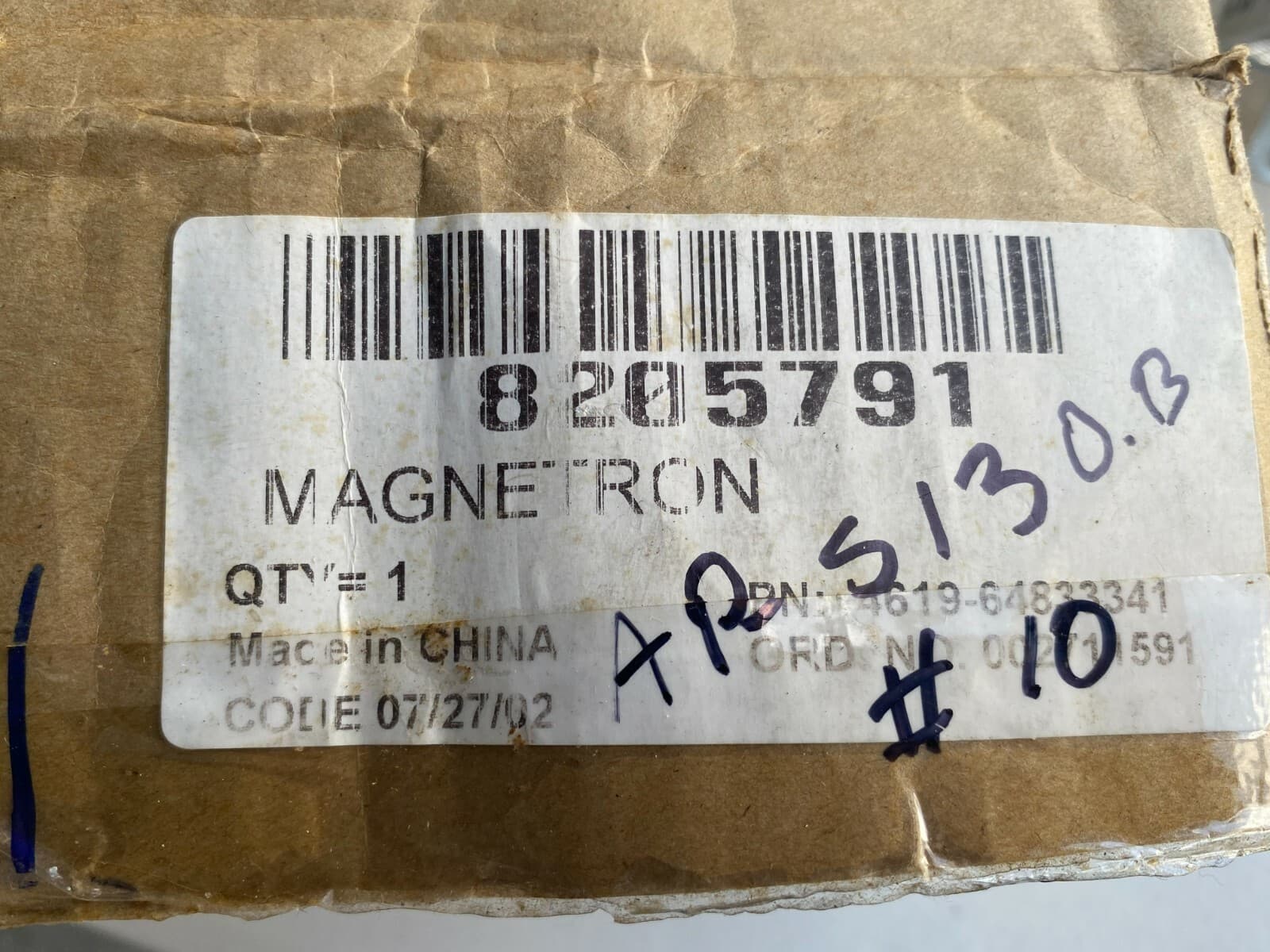 Genuine OEM Whirlpool Magnetron 8205791 — thumbnail 5