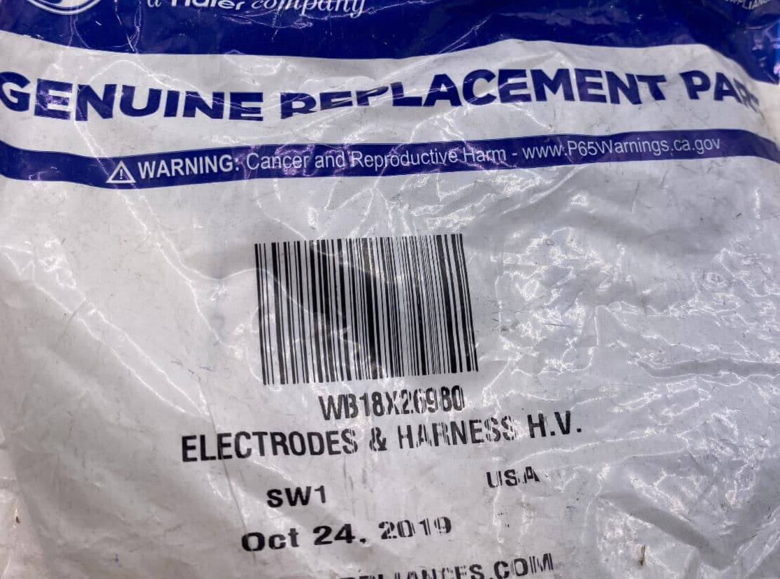 New Genuine OEM GE Gas Range Spark Electrodes WB18X26980 — thumbnail 3