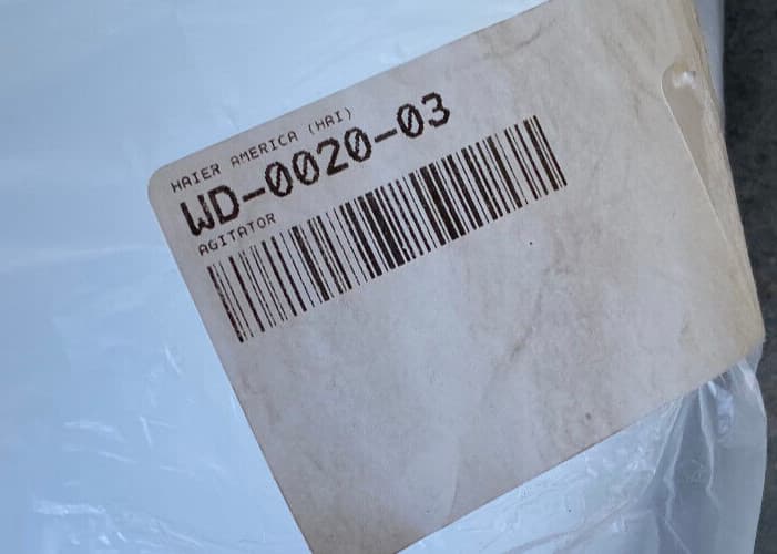 New Genuine OEM Haier America Washer Agitator WD002003 WD-0020-03 — thumbnail 4