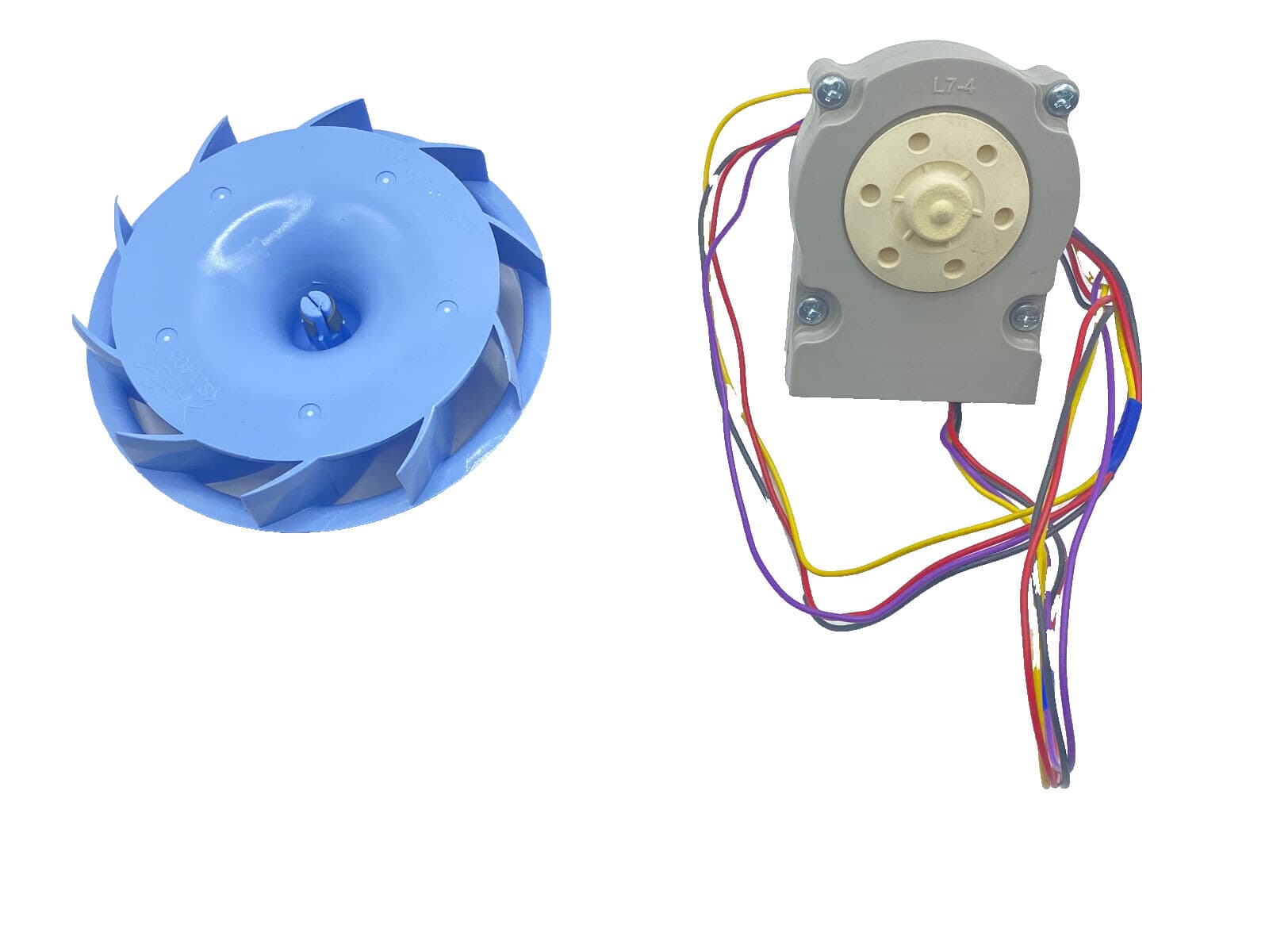 Genuine OEM LG Refrigerator Condenser Fan Motor and Blade EAU63103205 — thumbnail 6