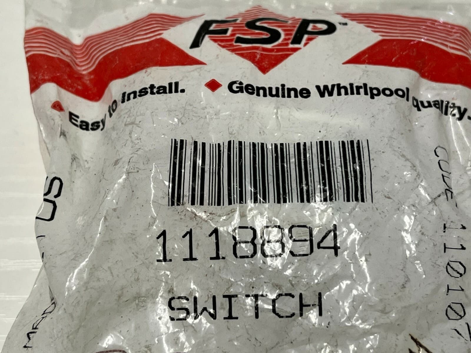 NEW Genuine OEM Whirlpool Switch Light 1118894 — thumbnail 3