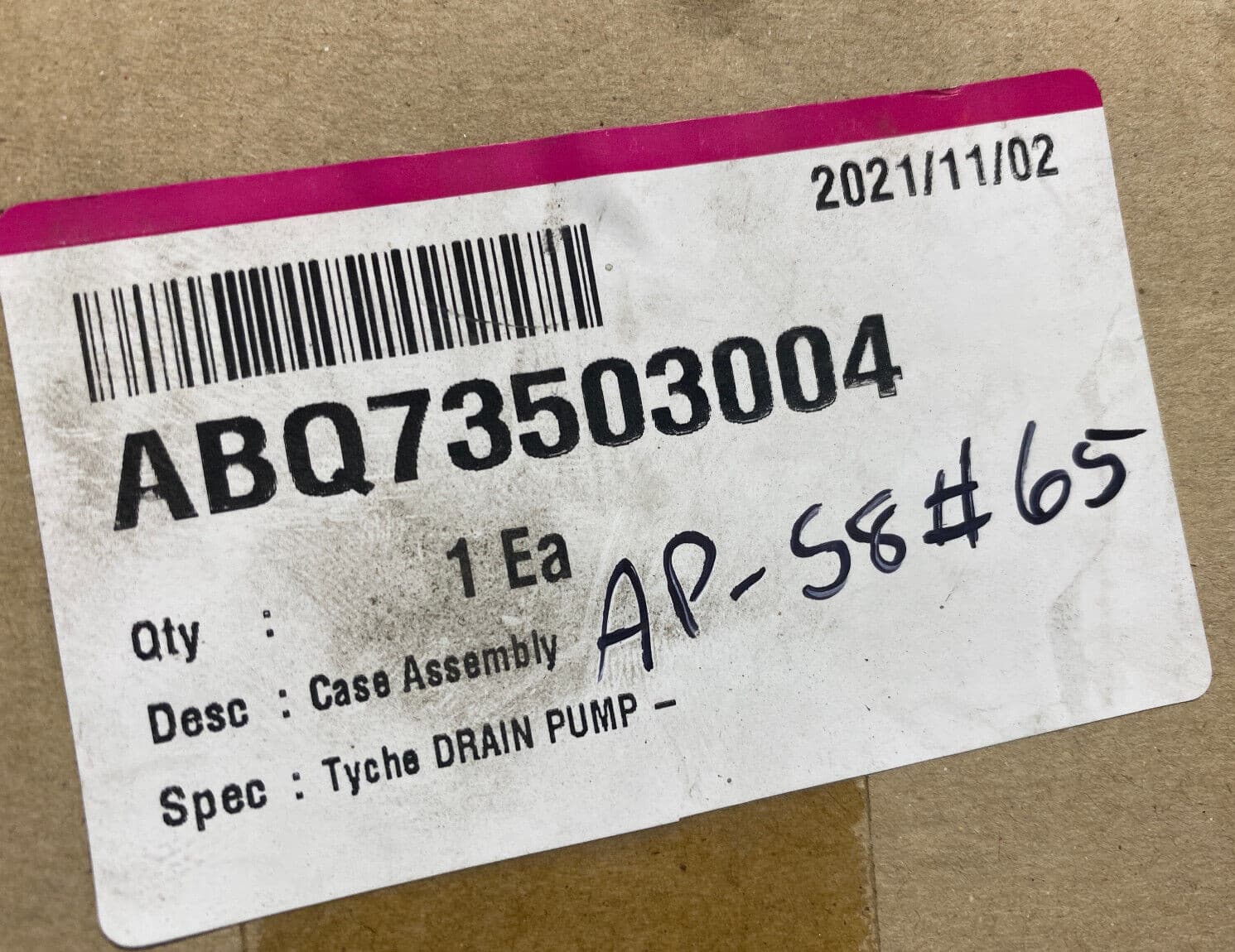 New Genuine OEM LG Dishwasher Drain Pump ABQ73503004 — thumbnail 10