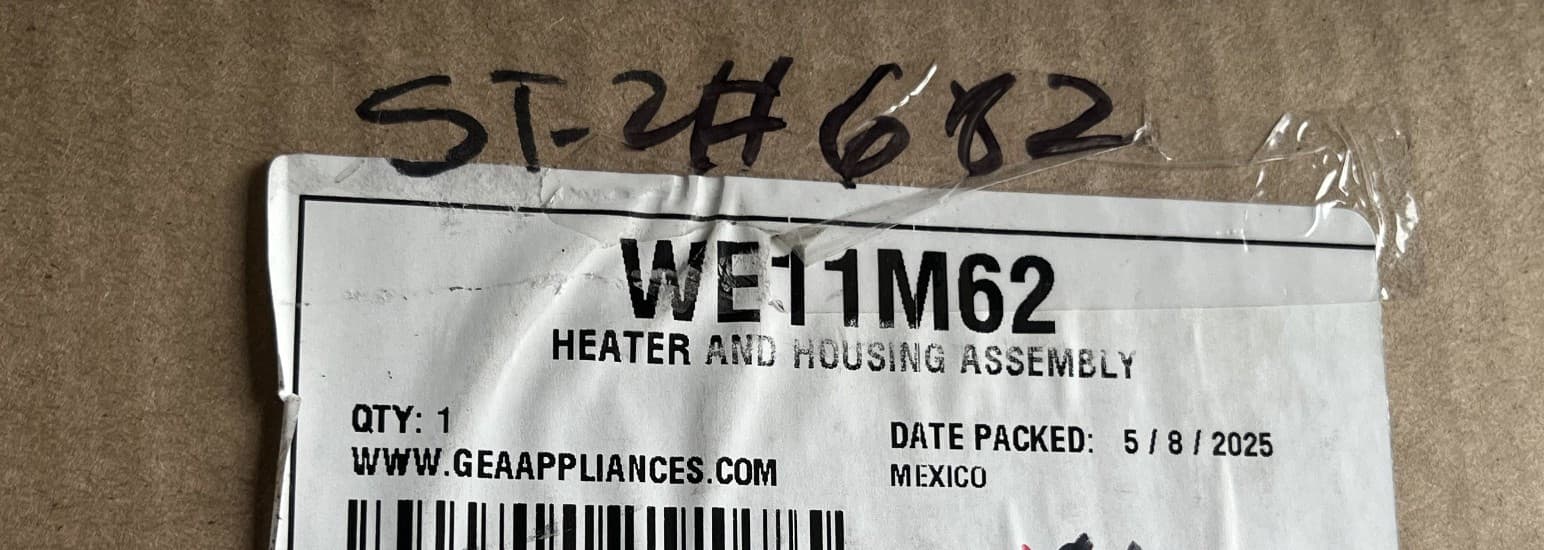 WE11M62 OEM GE Dryer Heater And Housing Assembly  New Genuine — thumbnail 2
