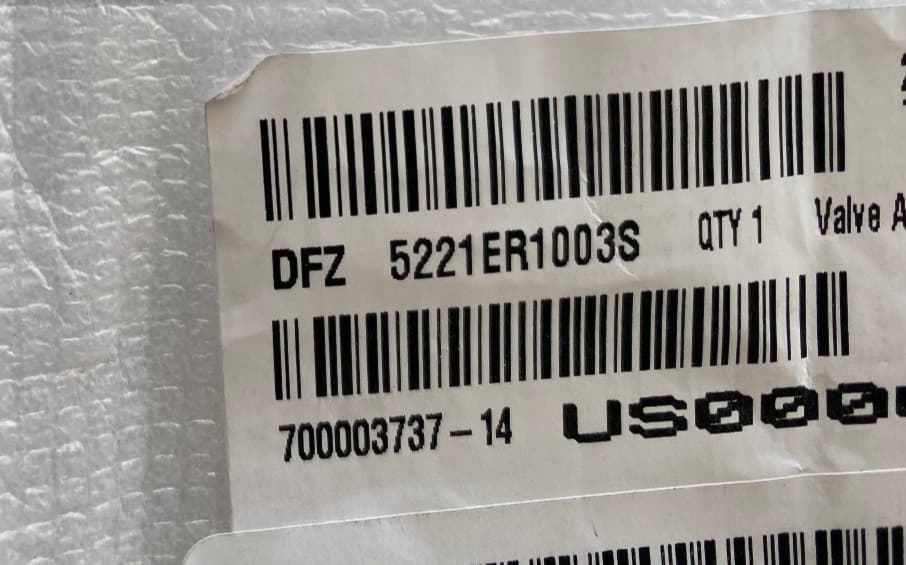 5221ER1003S LG Washer Cold Water Inlet Valve New Genuine — thumbnail 3