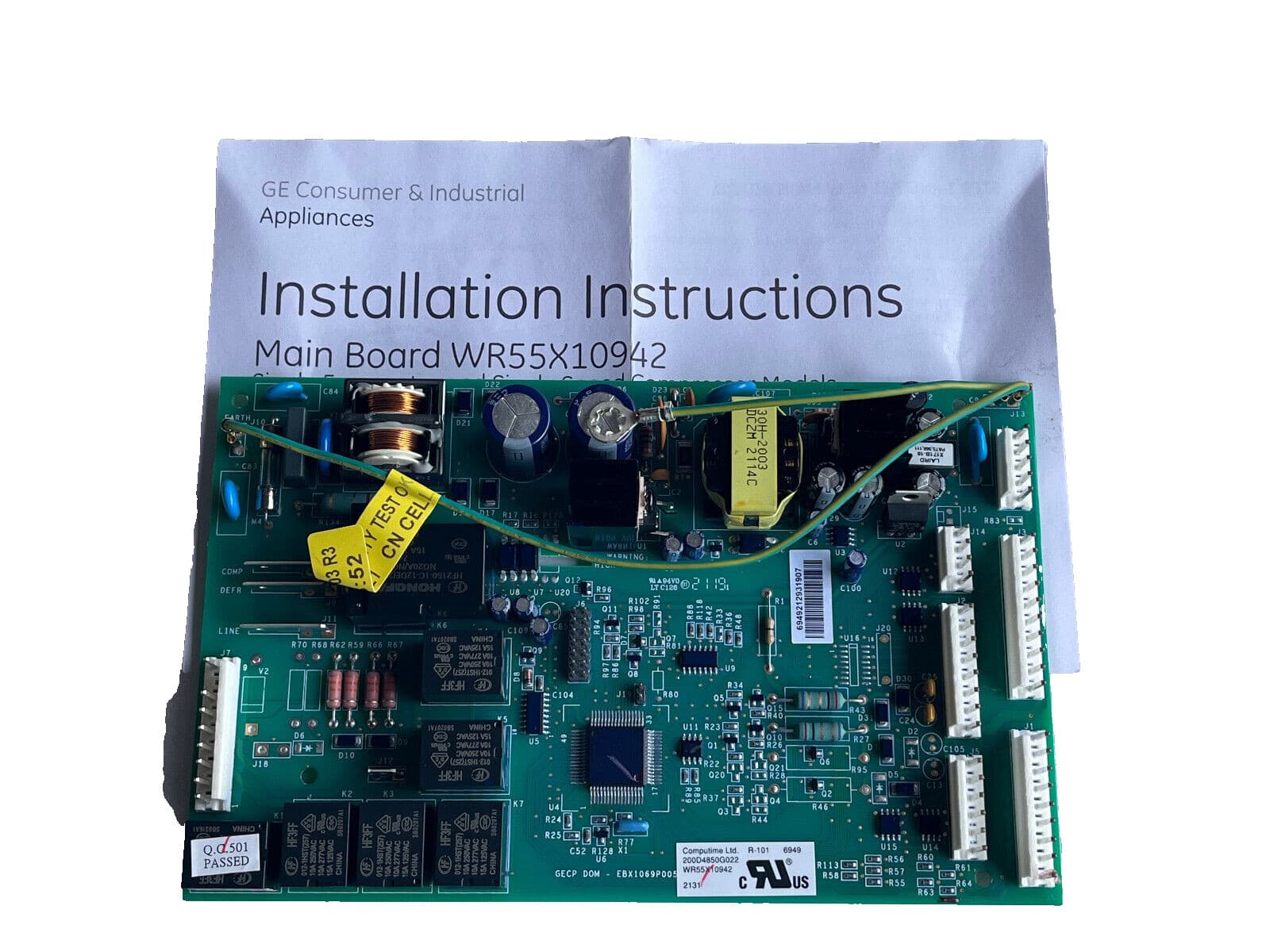 WR55X10942 OEM GE Refrigerator Electronic Control Board New Genuine — thumbnail 2