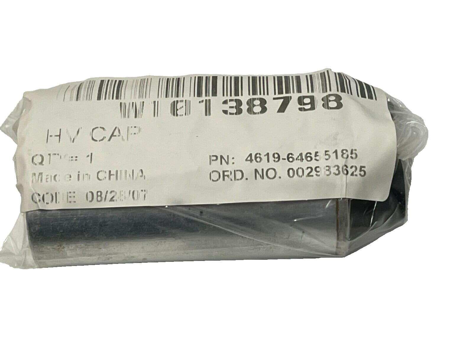 Genuine OEM Whirlpool Microwave High-voltage Capacitor W10138798 — thumbnail 3