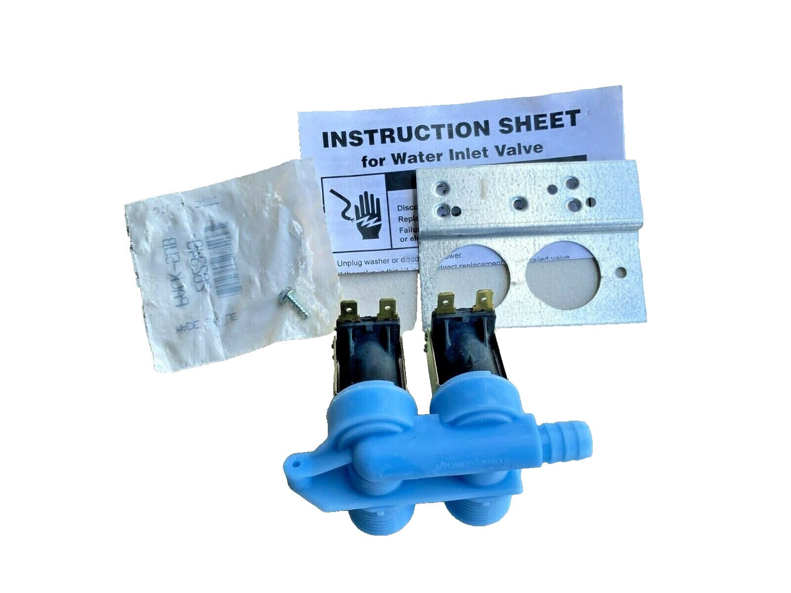 New Genuine  OEM Whirlpool Washer Water Inlet Valve 285805 — thumbnail 3