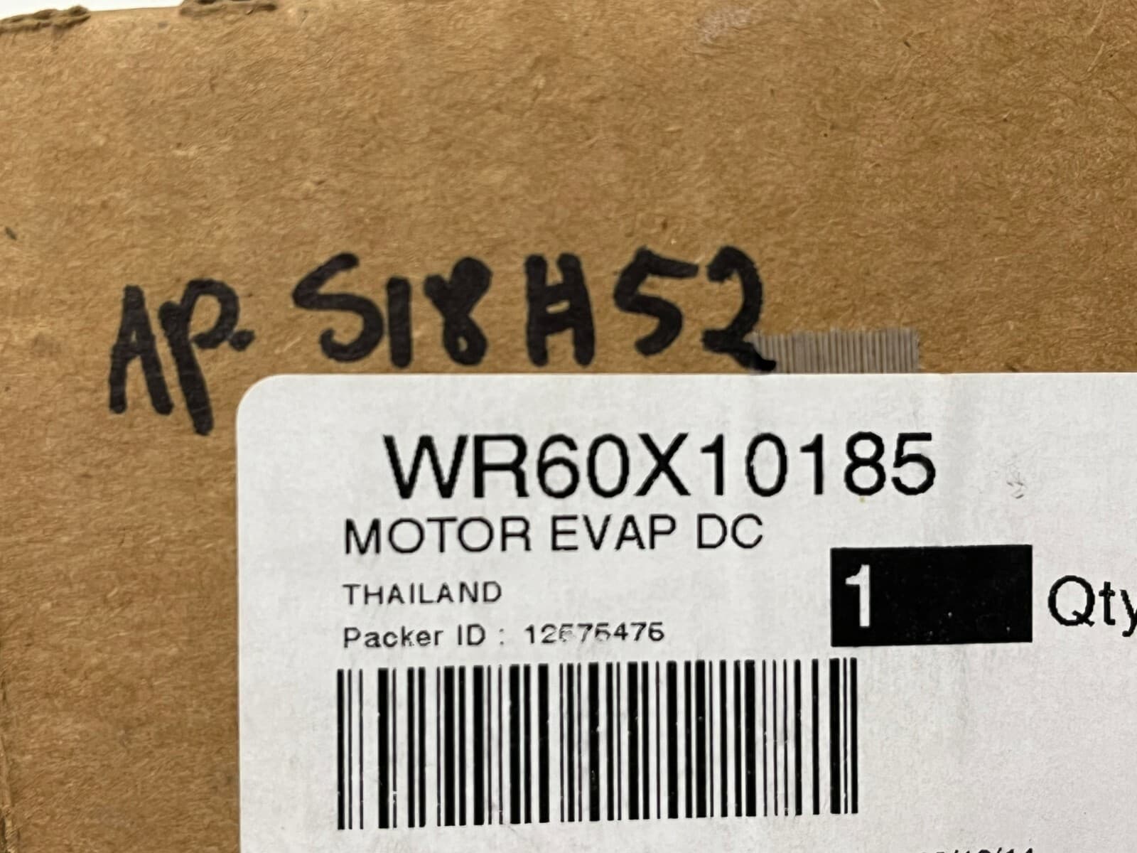 New Genuine GE Refrigerator Evaporator Fan Motor WR60X10185 — thumbnail 7