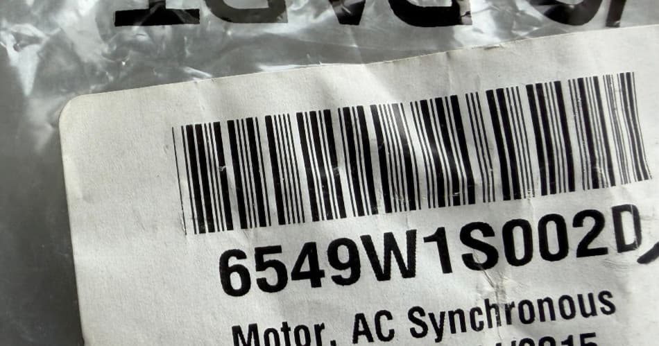6549W1S002D  OEM LG Microwave Circulation Motor  New Genuine — thumbnail 2