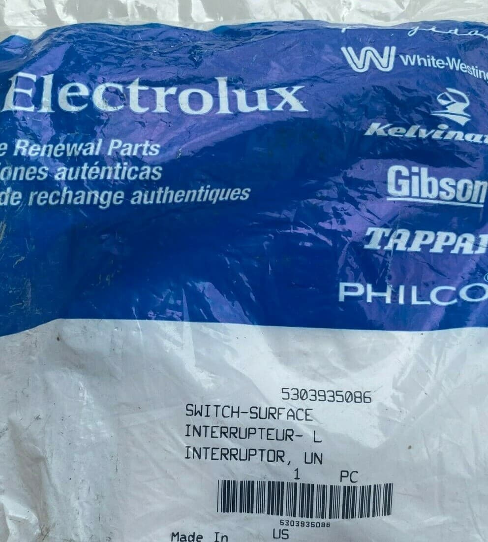 NEW Genuine OEM Frigidaire Surface Unit Switch Kit 5303935086 — thumbnail 4
