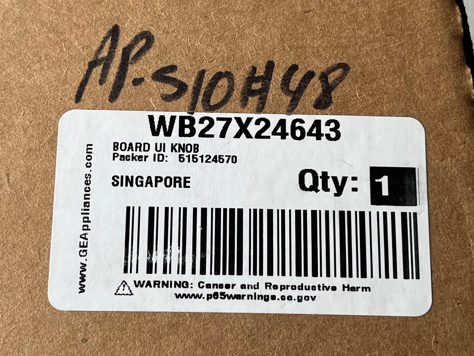 New Genuine GE Microwave Board Fan Sensor WB27T11463 — thumbnail 9