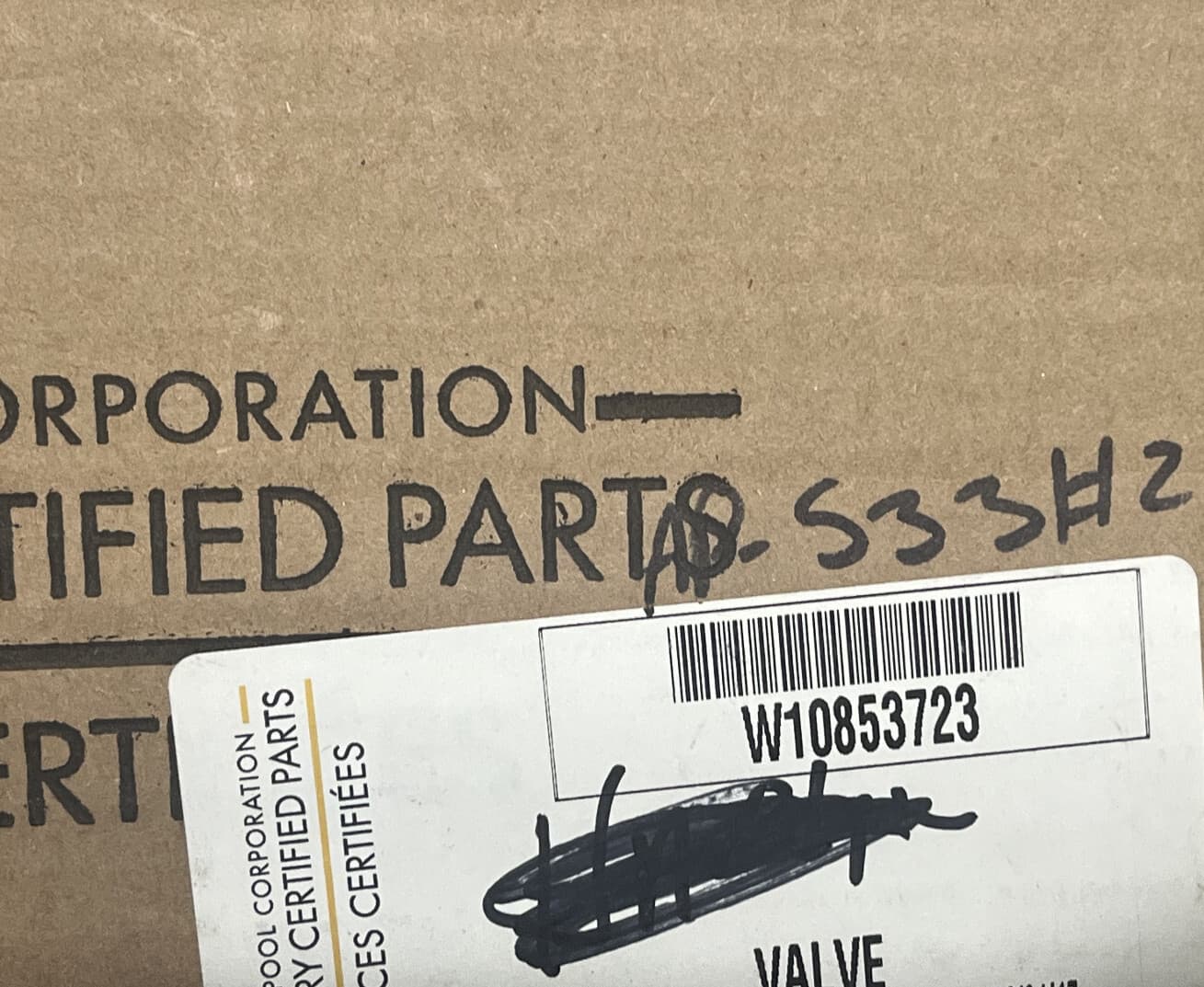 New Genuine OEM Whirlpool Washer Water Inlet Valve W10853723 — thumbnail 9