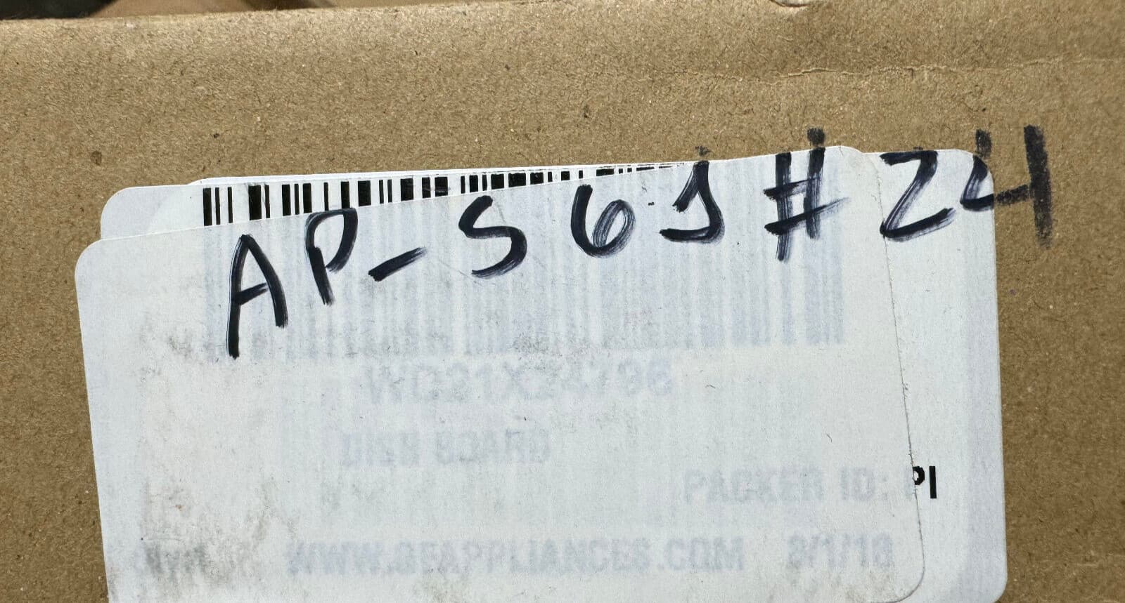 New Genuine OEM GE Dishwasher Electronic Control Board GDF510PGJ0WW WD21X24796 — thumbnail 3