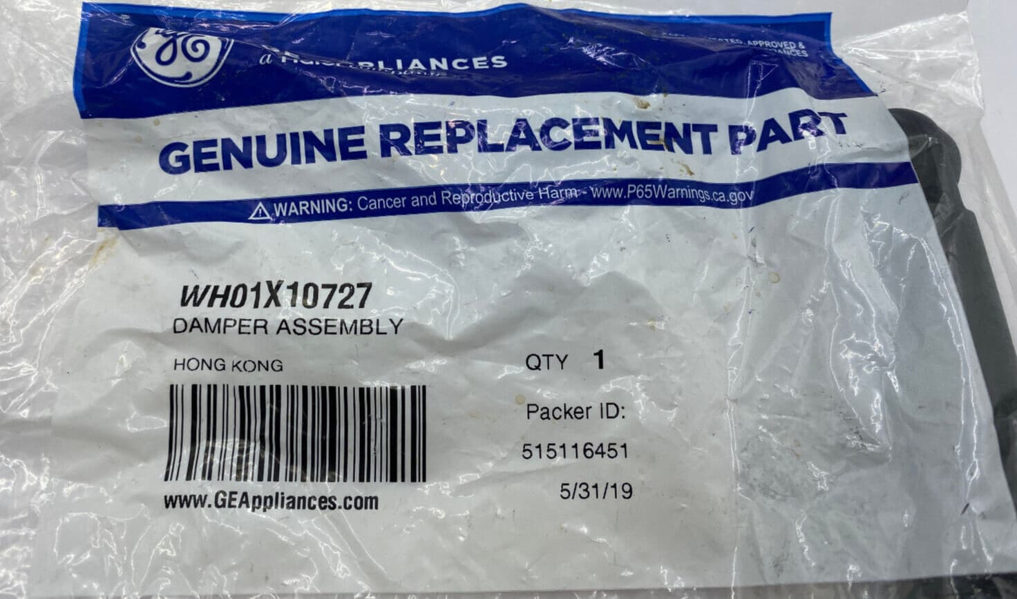 New Genuine OEM GE Damper Assembly WH01X10727 — thumbnail 2