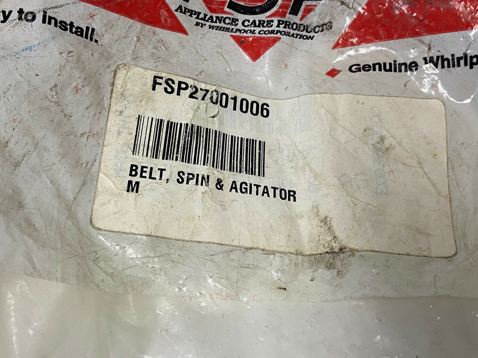 Genuine OEM MAYTAG Washer Drive Belt 27001006 — thumbnail 5