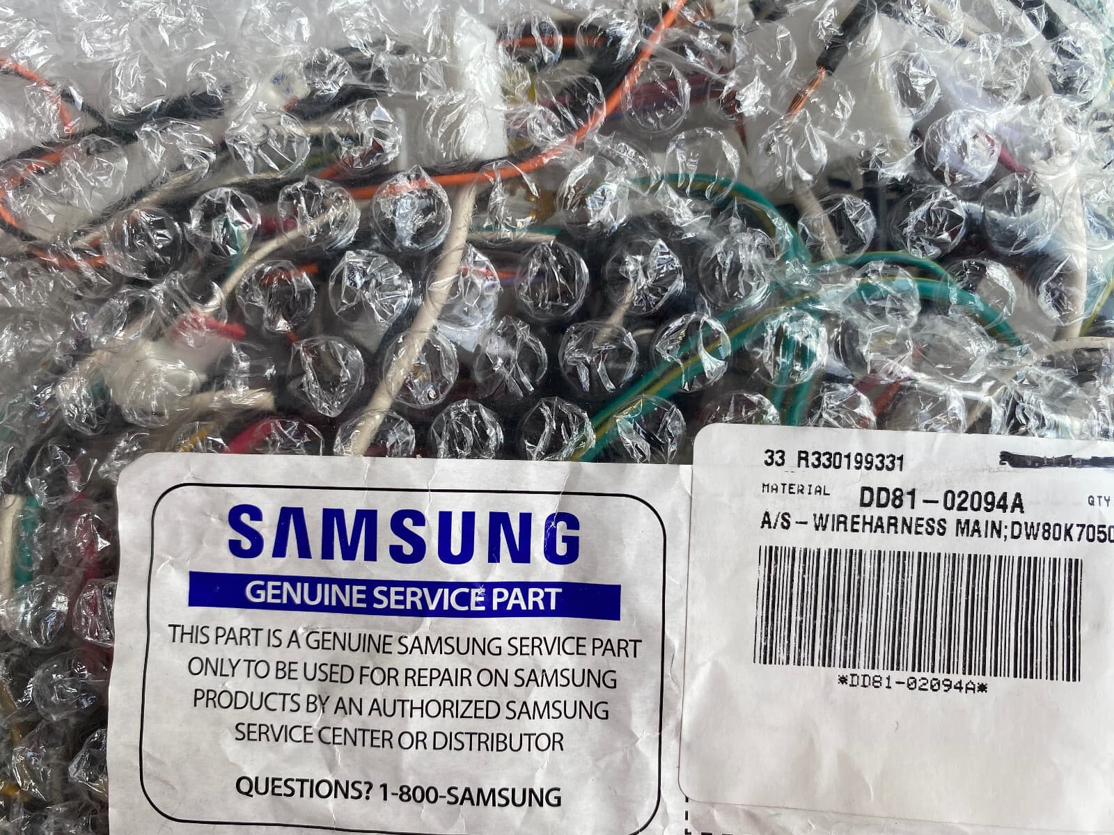 New Genuine Samsung  Wire Harness Assembly DD81-02094A — thumbnail 3