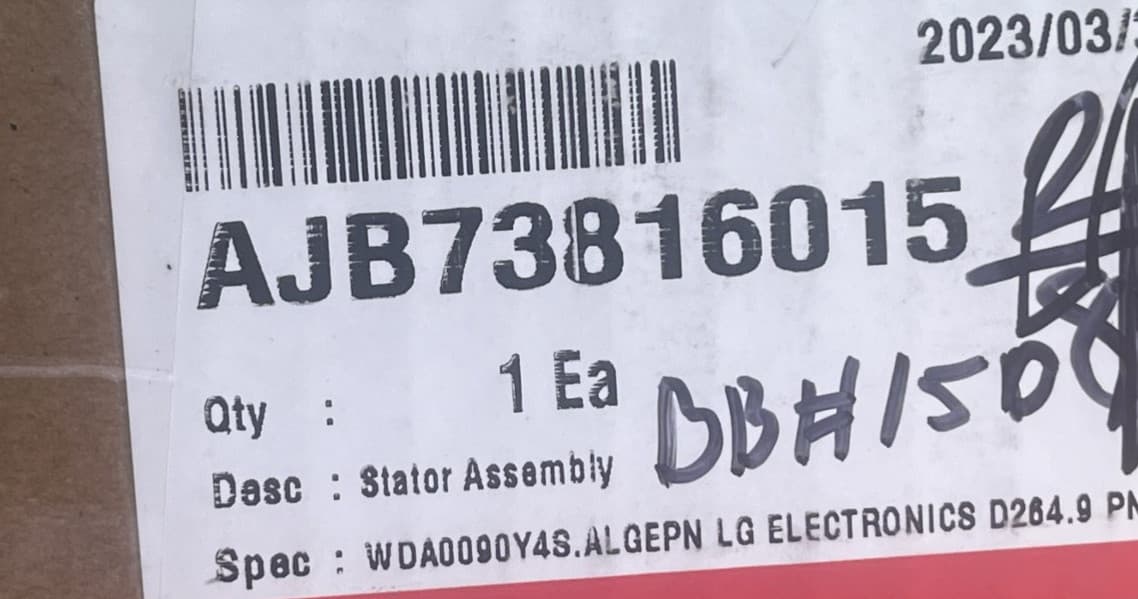 New Genuine OEM LG Washer Stator Assembly WT7100CW/00  AJB73816015 — thumbnail 4