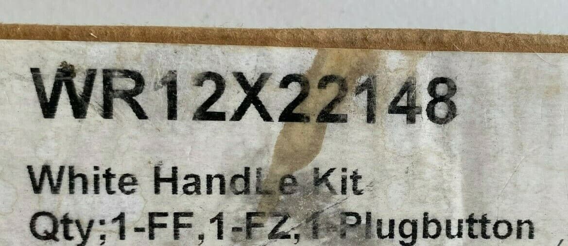 Genuine OEM GE Refrigerator Door Handle Set WR12X22148 — thumbnail 3