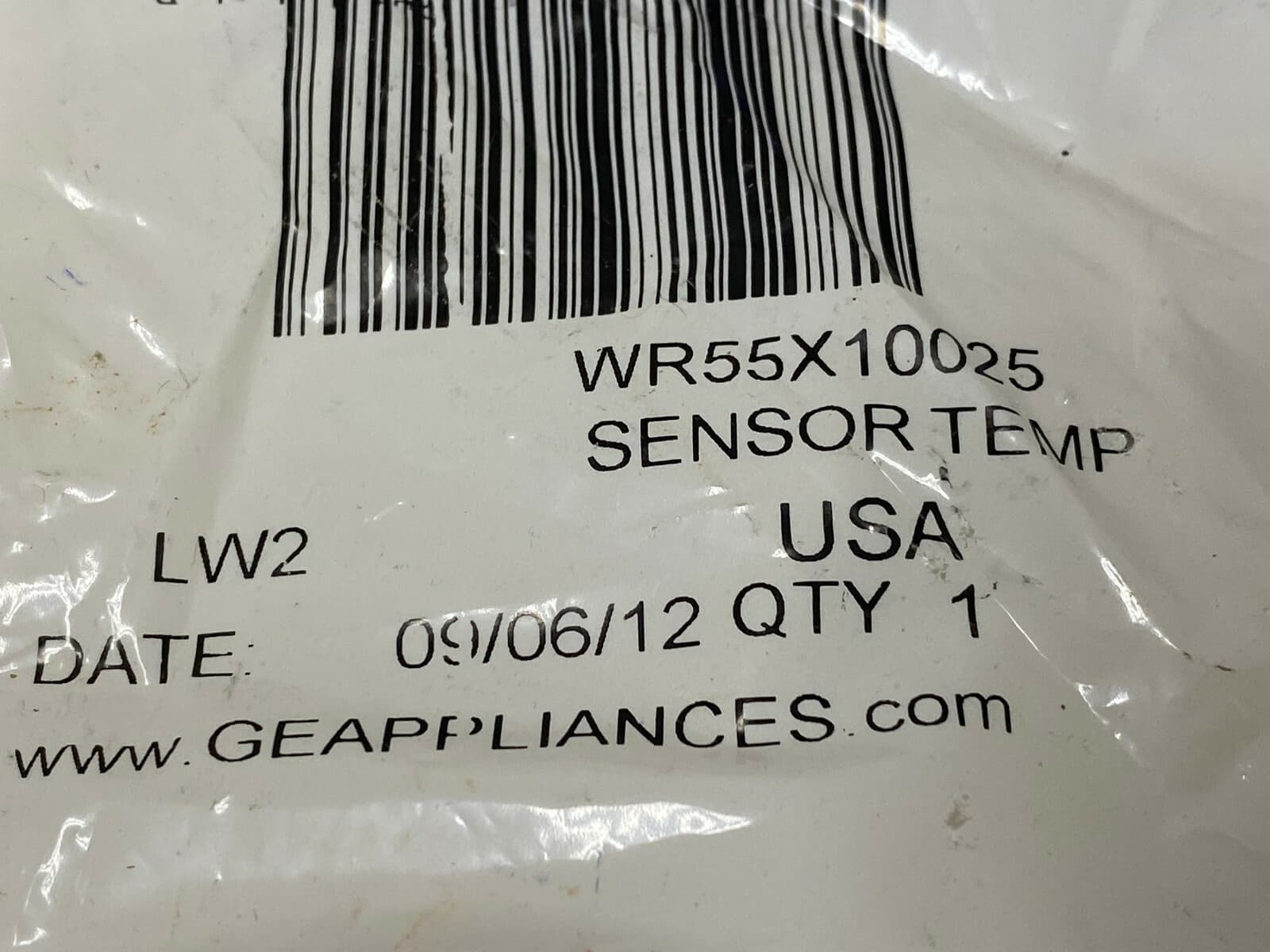WR55X10025  New Genuine GE Refrigerator Temperature Sensor — thumbnail 6