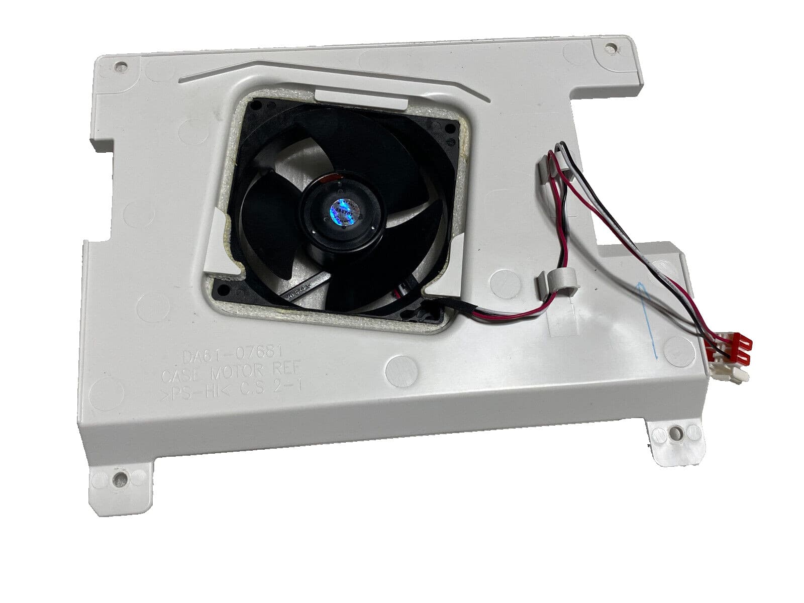 Genuine Samsung Refrigerator DC Motor and Case DA31-00287A, DA61-07681B