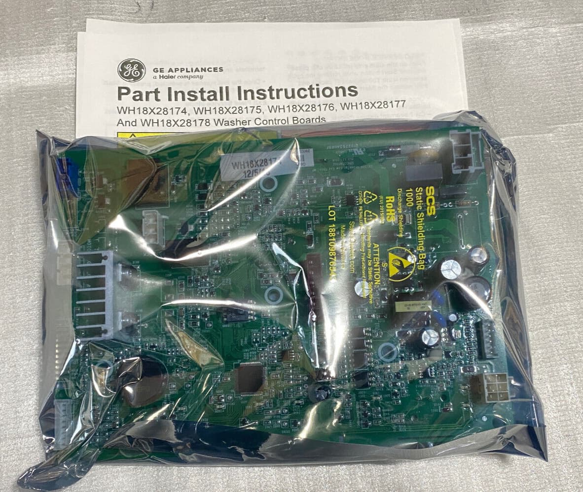 NEW Genuine OEM GE Washer Main Control Board  WH18X28174