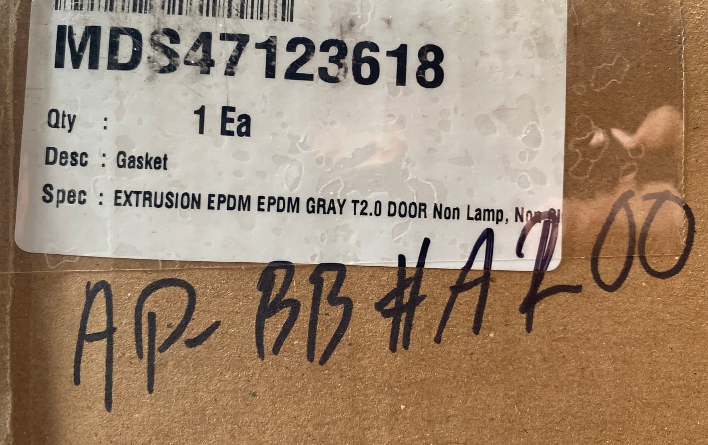 MDS47123618 OEM LG  Washer Door Boot Gasket New Genuine — thumbnail 2