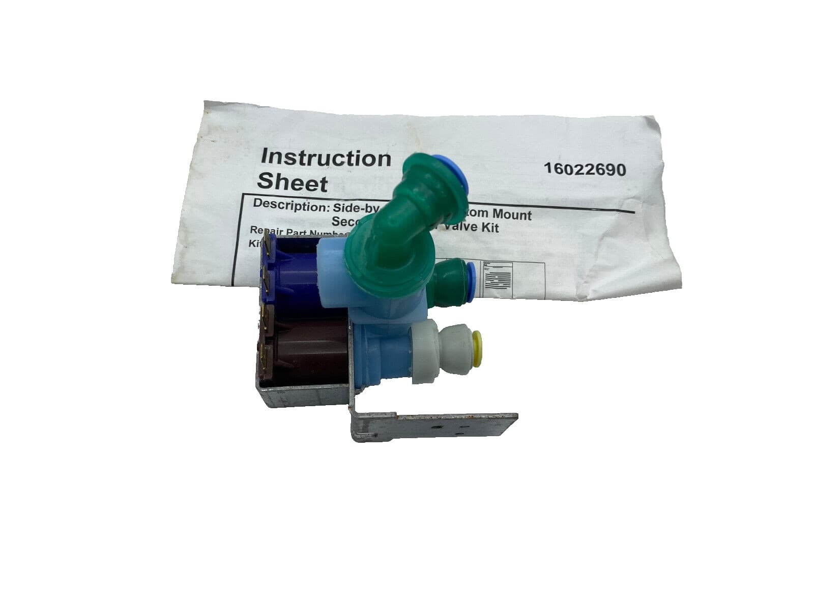 New Genuine OEM Whirlpool Refrigerator Water Inlet Valve 12002193 — thumbnail 2