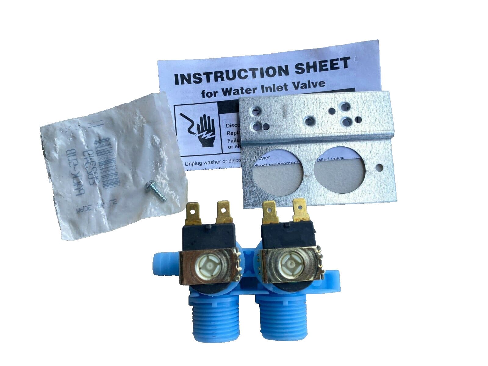 New Genuine  OEM Whirlpool Washer Water Inlet Valve 285805 — thumbnail 5