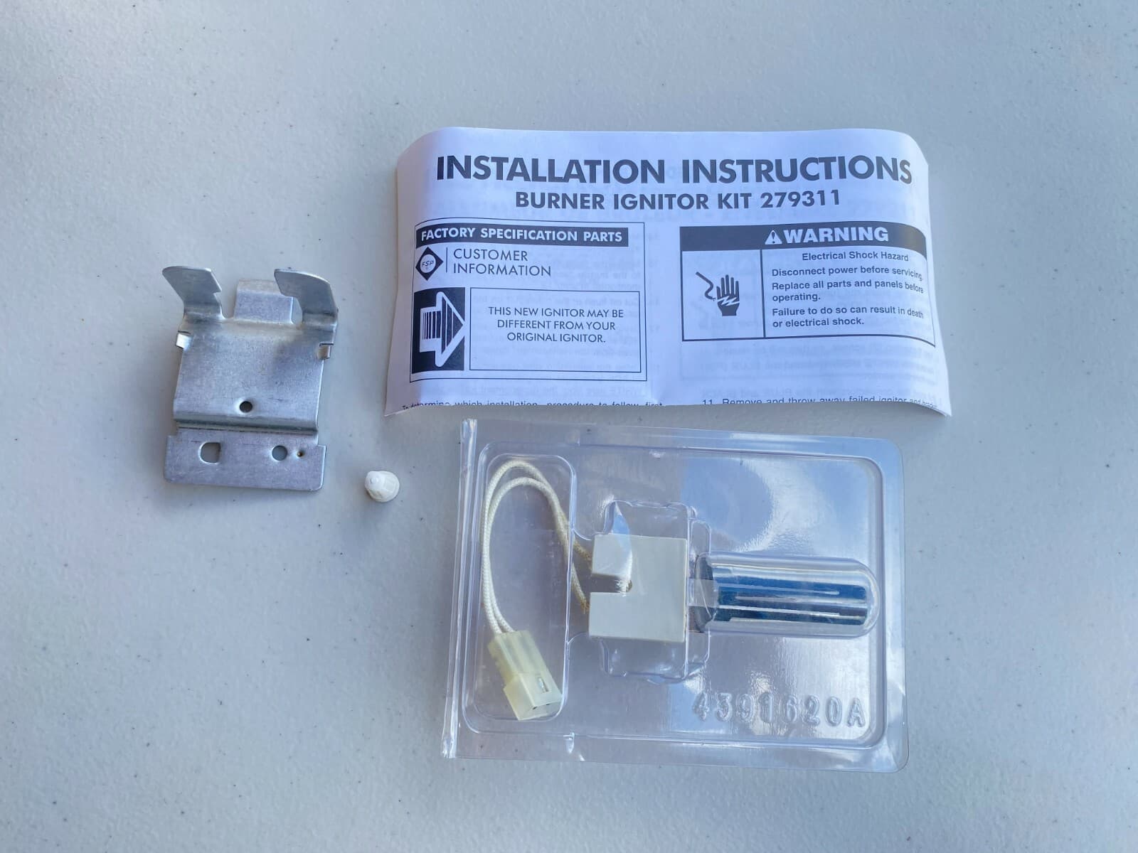 279311 OEM Whirlpool Dryer Burner Igniter Kit New Genuine — thumbnail 8