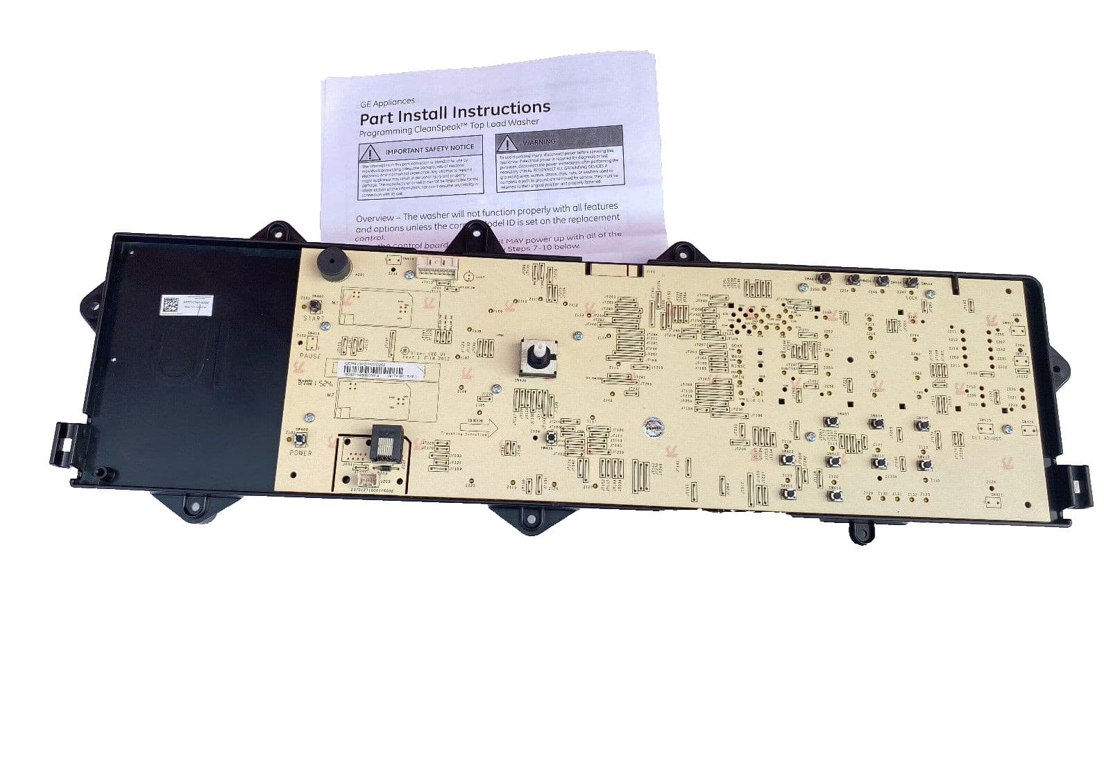 New Genuine OEM GE Washer Electronic Control Board Assembly WH12X25674 — thumbnail 2