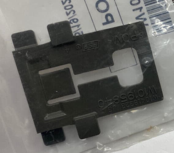 New Genuine OEM Whirlpool Dishwasher Adjuster Positioner Clip W10195840 — thumbnail 2