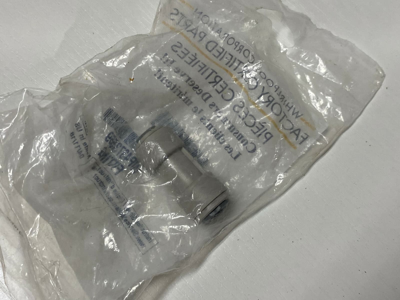 Genuine OEM Whirlpool Water Dispenser Hose Connector WP4373559 — thumbnail 9
