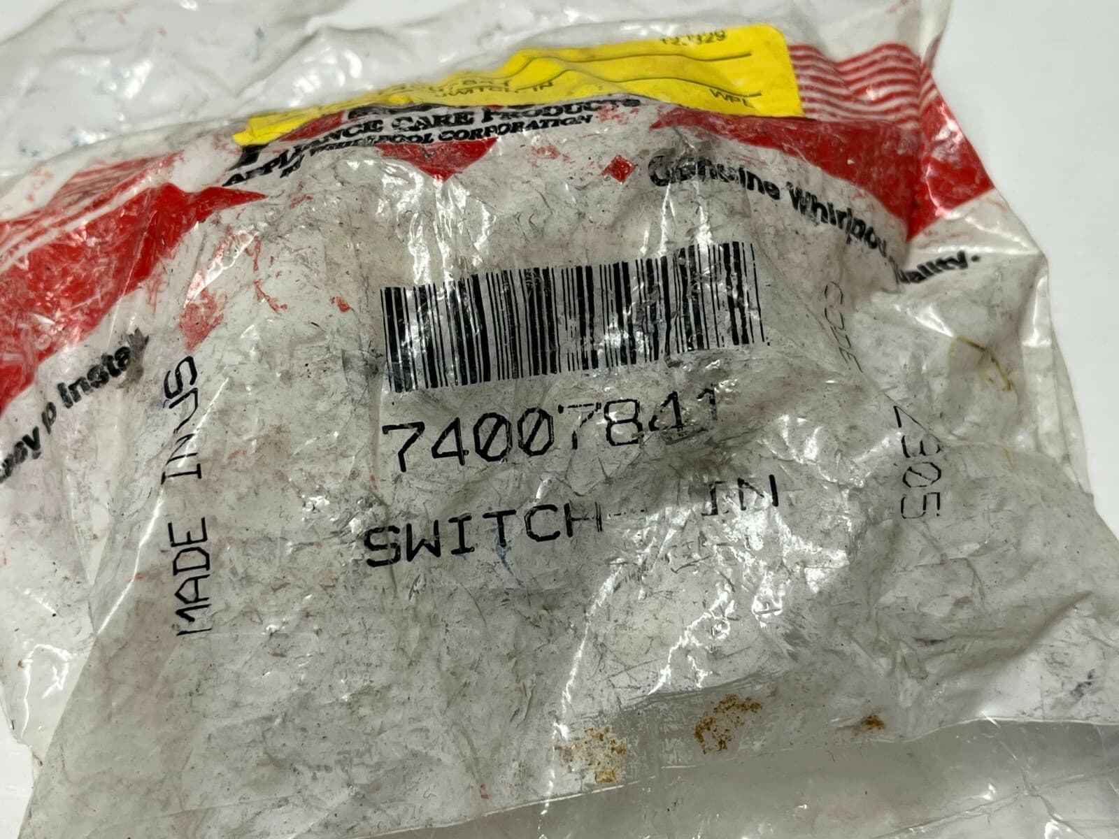Genuine OEM Whirlpool  Switch, Infinite 74007841 — thumbnail 3