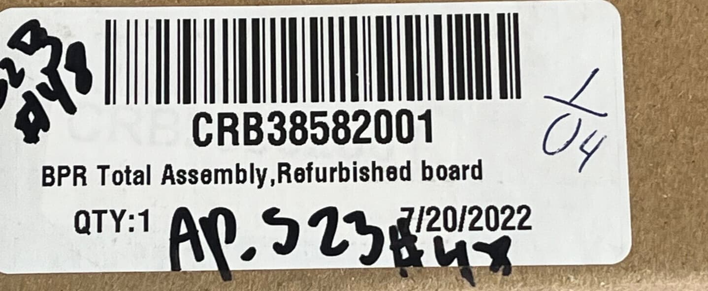 CRB38582001 OEM LG TV Main Board BPR Total Assembly Control Board Genuine — thumbnail 3