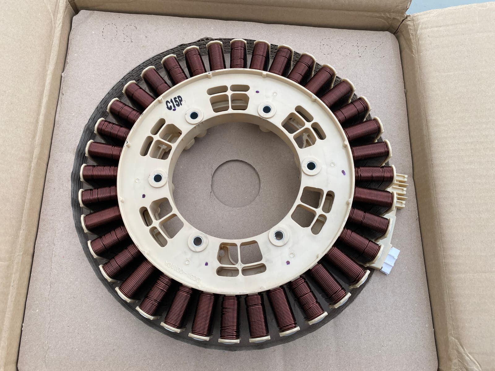 New Genuine OEM Samsung Washer Drive Motor Stator DC31-00111A — thumbnail 4