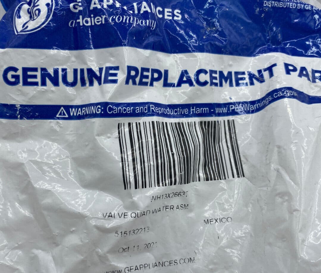 New Genuine OEM GE Washer Water Inlet Valve WH13X26637 — thumbnail 7