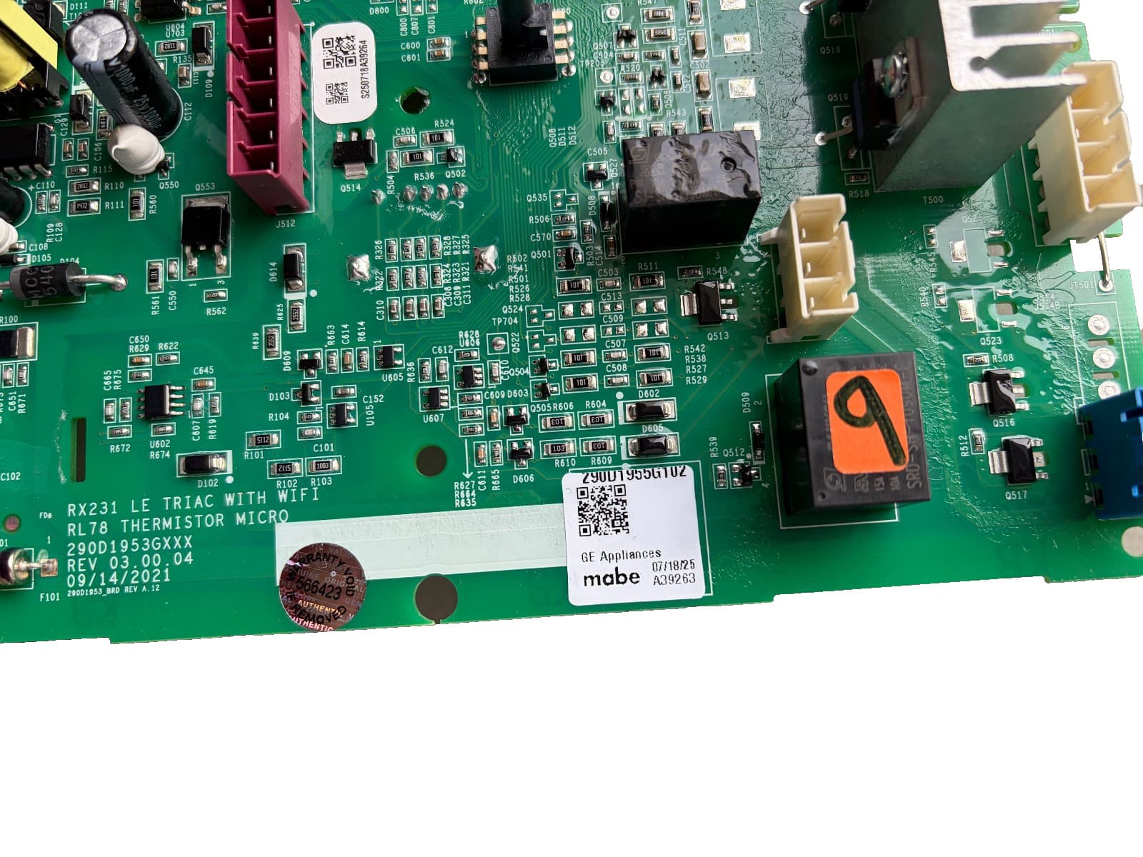 WH22X38438 OEM GE Washer Main Control Board New Genuine — thumbnail 3