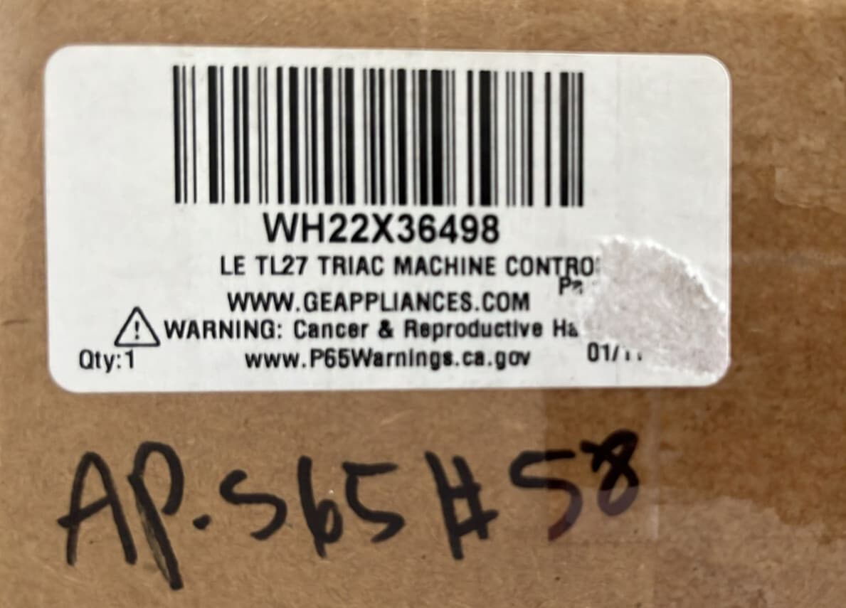 New Genuine OEM GE Washer Main Control Board WH22X36498 — thumbnail 9