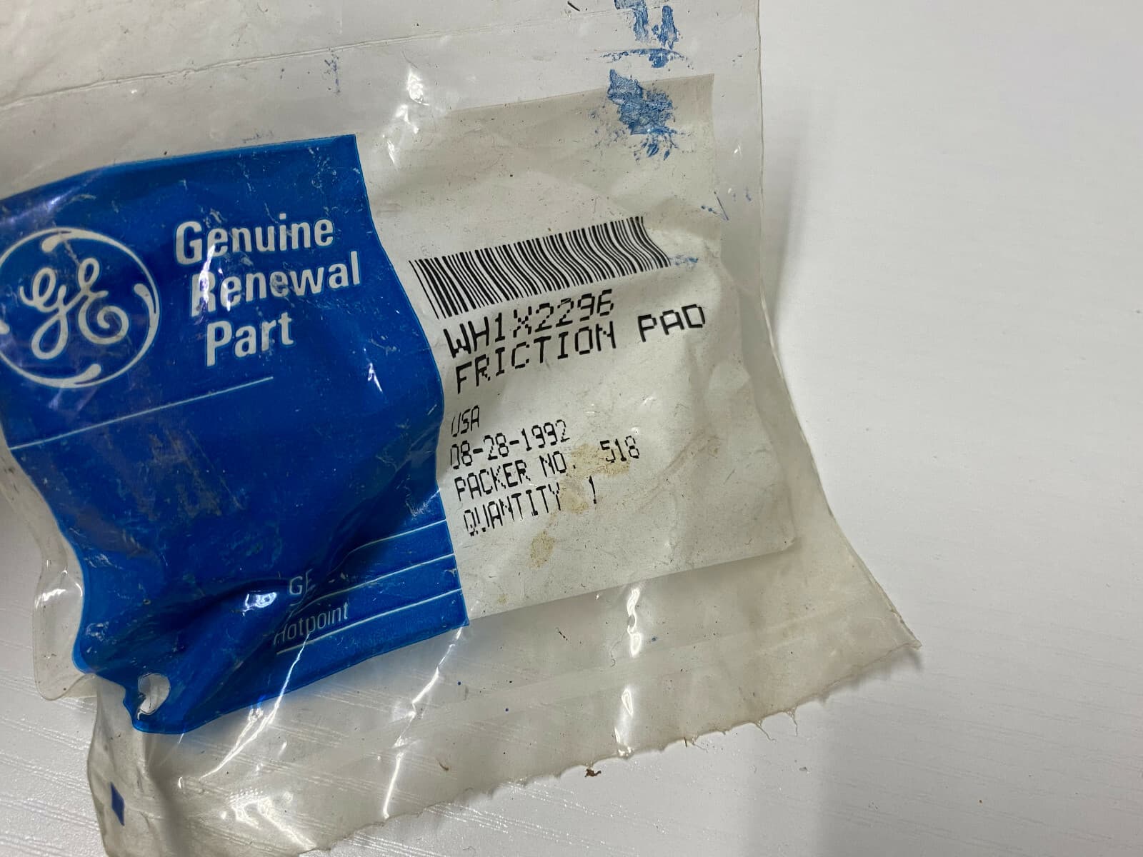 New OEM GE Washer Friction Pad WH1X2296 — thumbnail 6