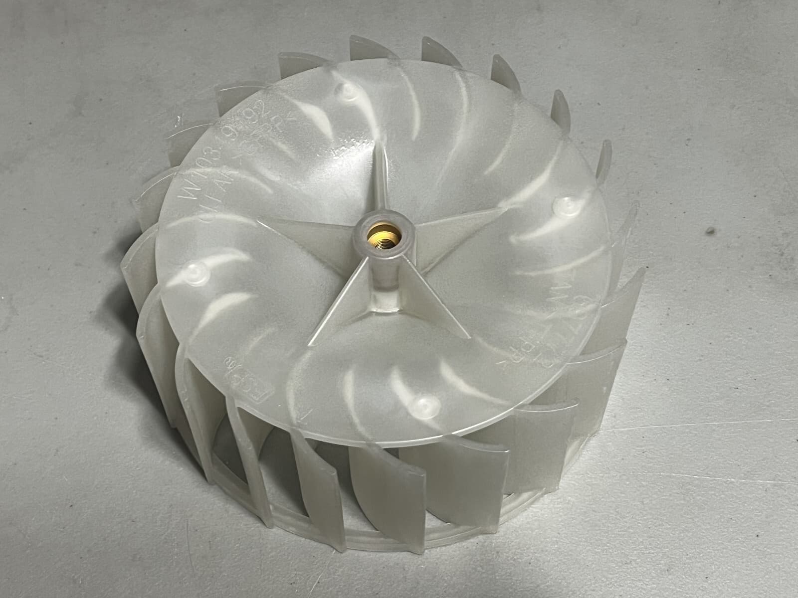 New Genuine OEM Whirlpool Dryer Blower Wheel WPW10349492 W10349492 — thumbnail 2