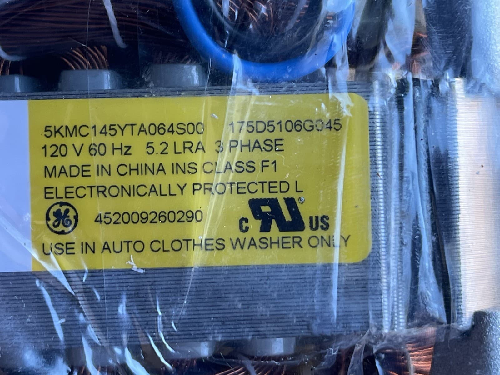 WH20X10058 OEM GE Washer Motor & Inverter Board New Genuine — thumbnail 6