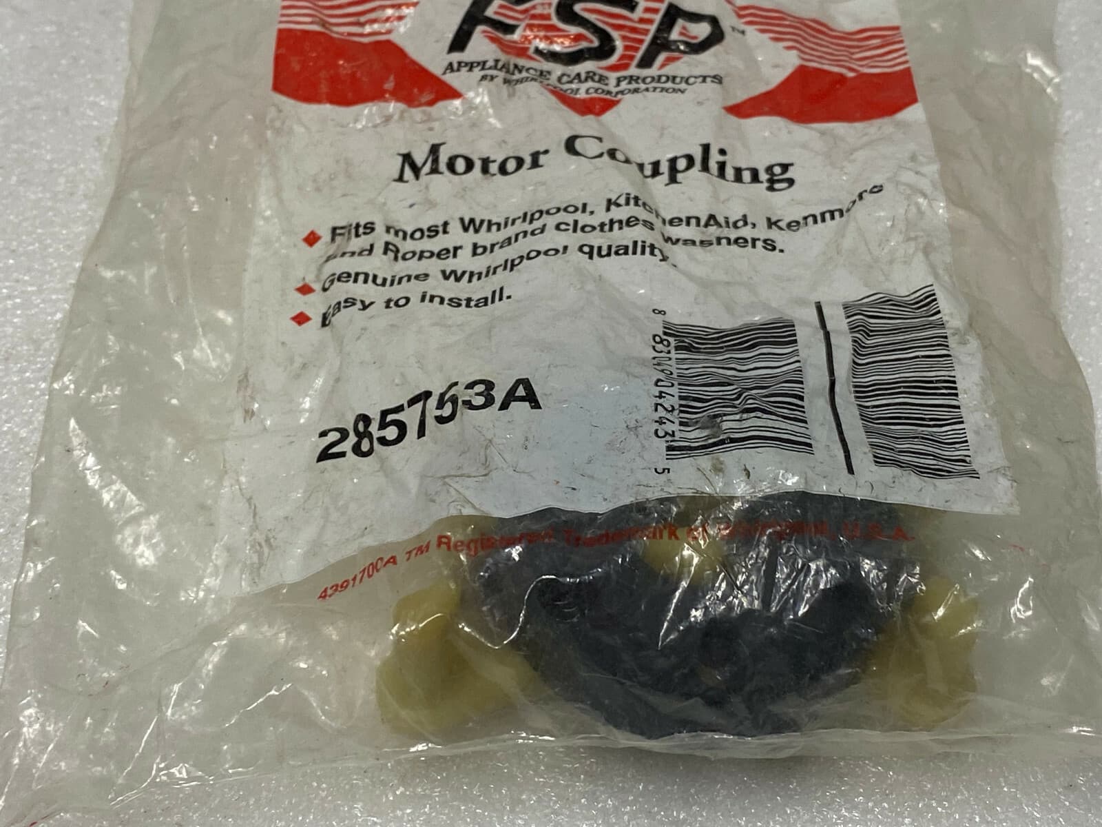 NEW Genuine OEM Whirlpool  Washer Motor Coupling Kit LSR7233DZ1  285753A — thumbnail 4