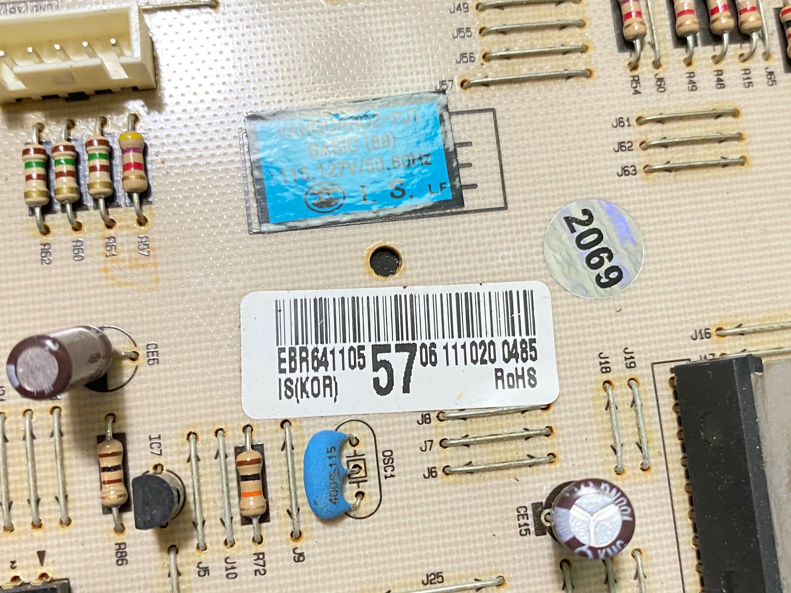 EBR64110557  OEM  LG Refrigerator Electronic Control Board Genuine — thumbnail 2